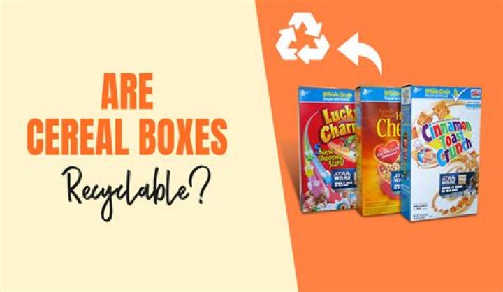Are cereal boxes recyclable?