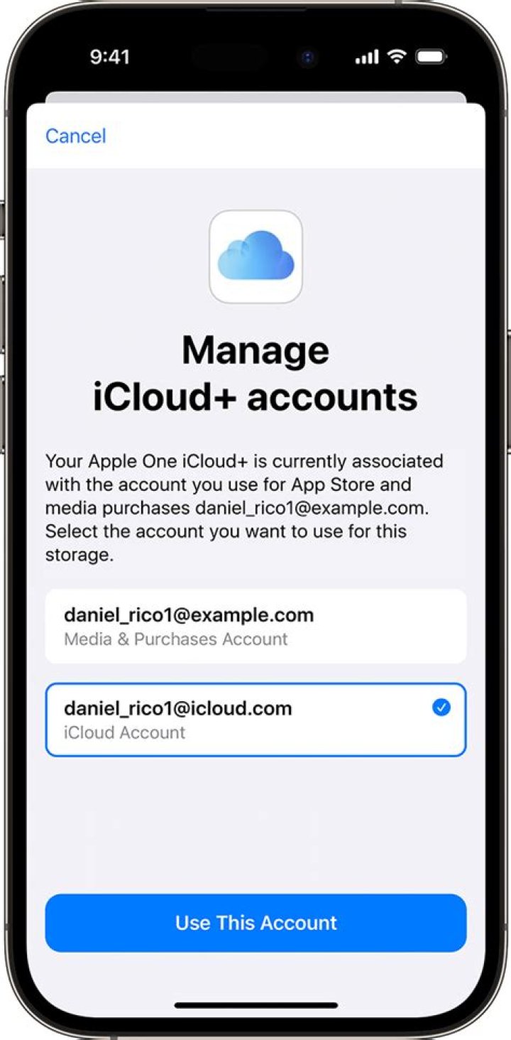 Can two iPhones share the same iCloud account?