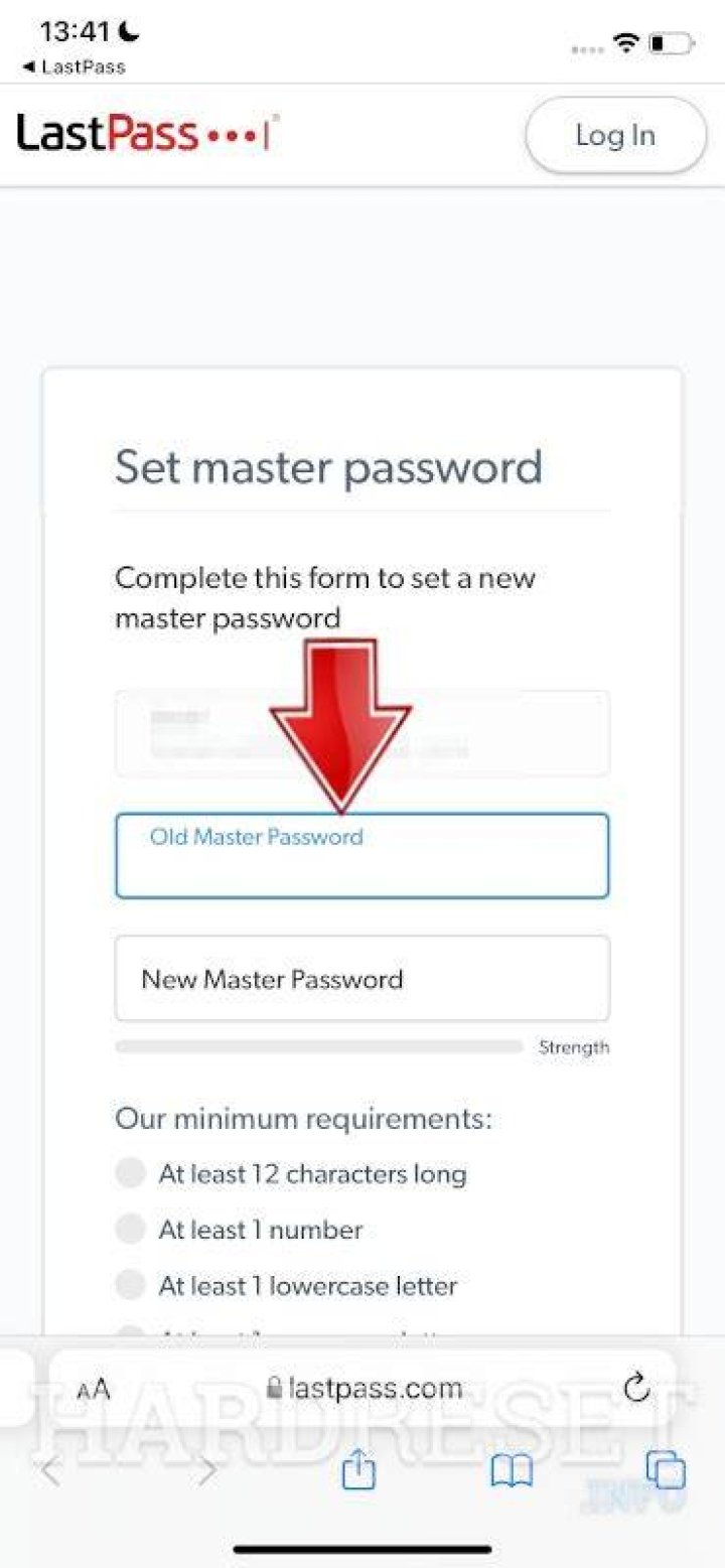 Can you change LastPass master password?
