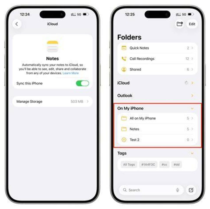 Does iCloud backup notes on iPhone?