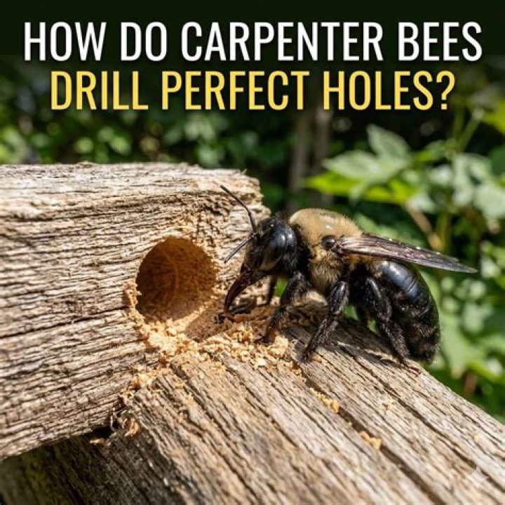 How do carpenter bees drill?