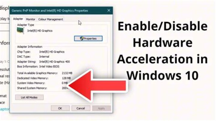How do I enable hardware acceleration in Windows 10 2018?