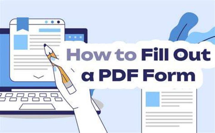 How do I fill out a PDF form in Windows 10?