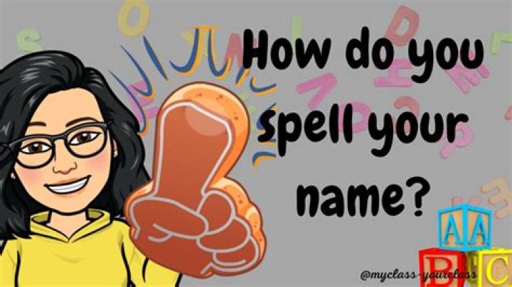 How do I spell check a name?