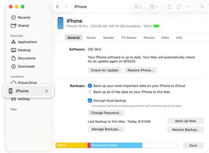 How do I update iTunes match on my iPhone?