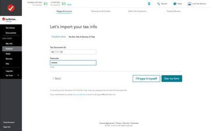 How do I upload a form to TurboTax?