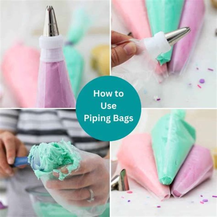 How do you assemble an icing bag?