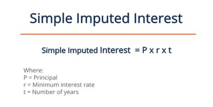 How do you calculate imputed interest rate?