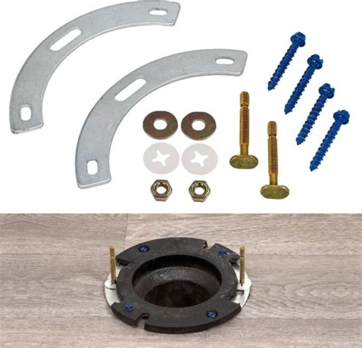 How do you install an offset closet flange?
