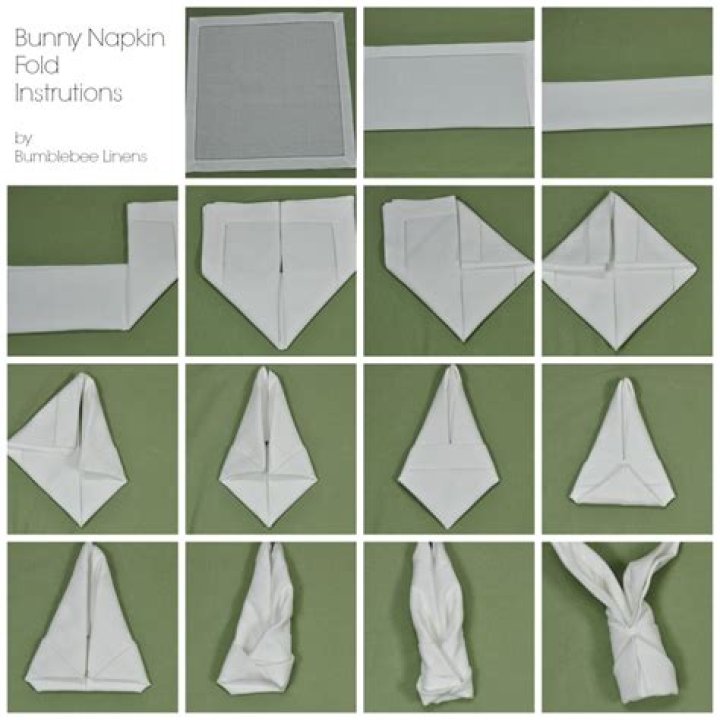 How do you make a napkin Bunny?