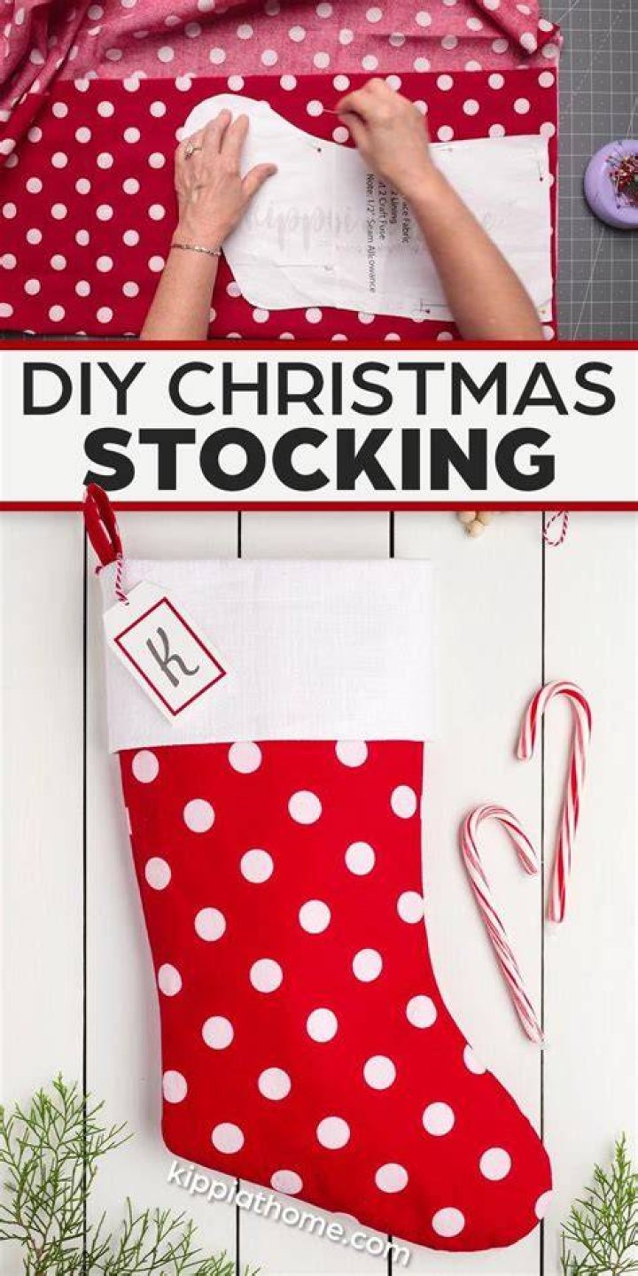 How do you make Christmas stockings?