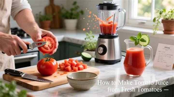 How do you store fresh tomato juice?