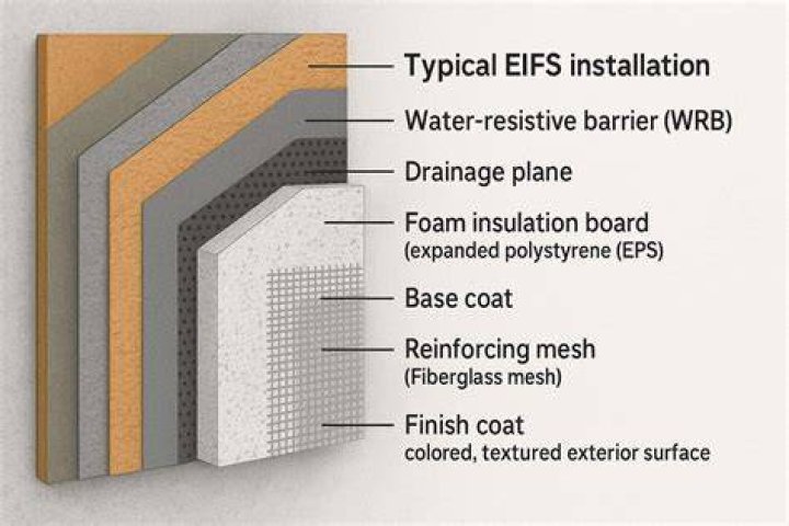 How do you stucco over foam insulation?