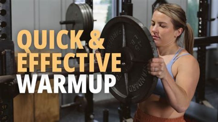How do you warm up for lifting weights?