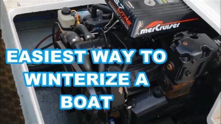 How do you winterize a 7.4 MerCruiser?