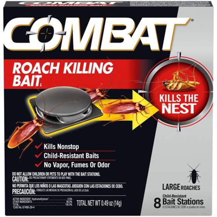 How long does Combat roach bait last?