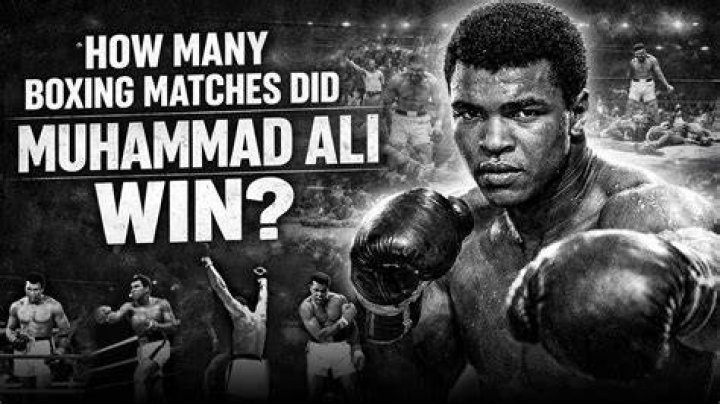 How many matches did Muhammad Ali?
