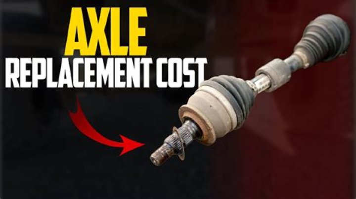 How much does a front axle repair cost?
