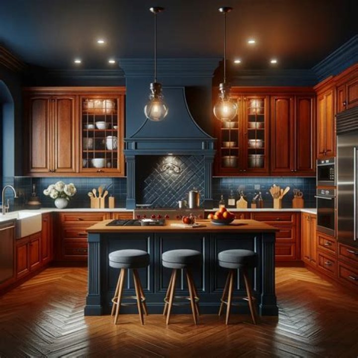 How much is cherry wood kitchen cabinets?