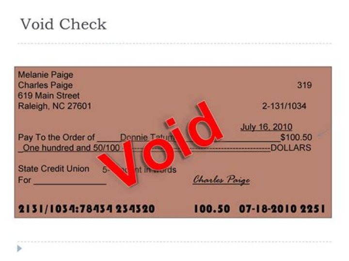 Is a canceled check the same as a voided check?