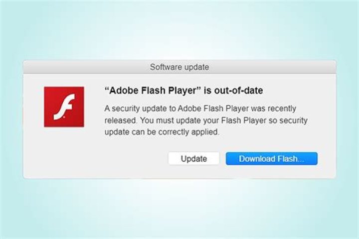 Is Adobe Flash up to date?