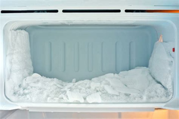 What causes snow in freezer?