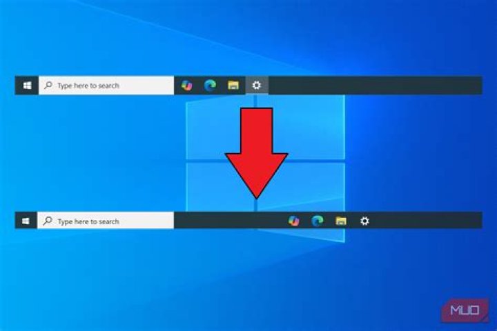 What does it mean to lock taskbar?