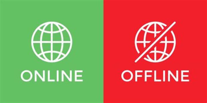 What does offline mean in Grindr?