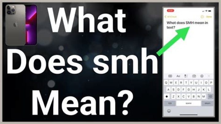What does SM mean when texting?