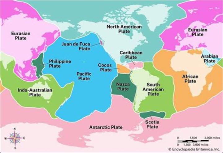 What is a crustal plate?
