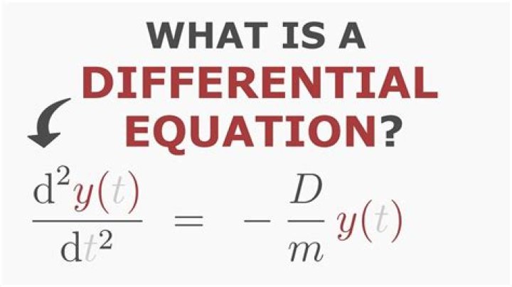 What is a scalar differential equation?
