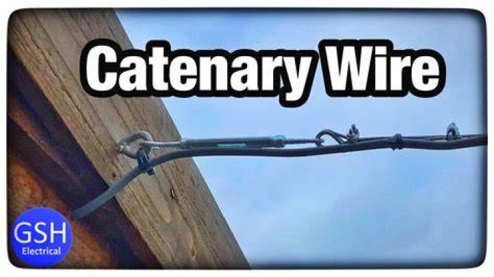 What is catenary wire made of?