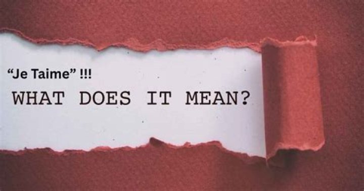 What is Je Taime?