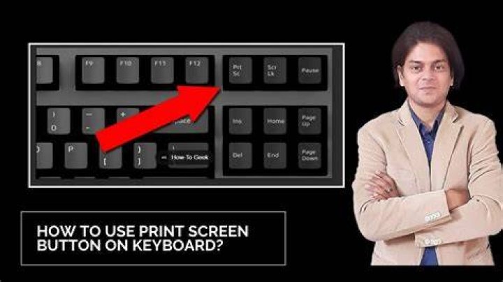 What is the print button on a keyboard?