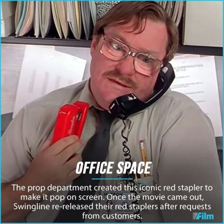 What is the red stapler from office space?