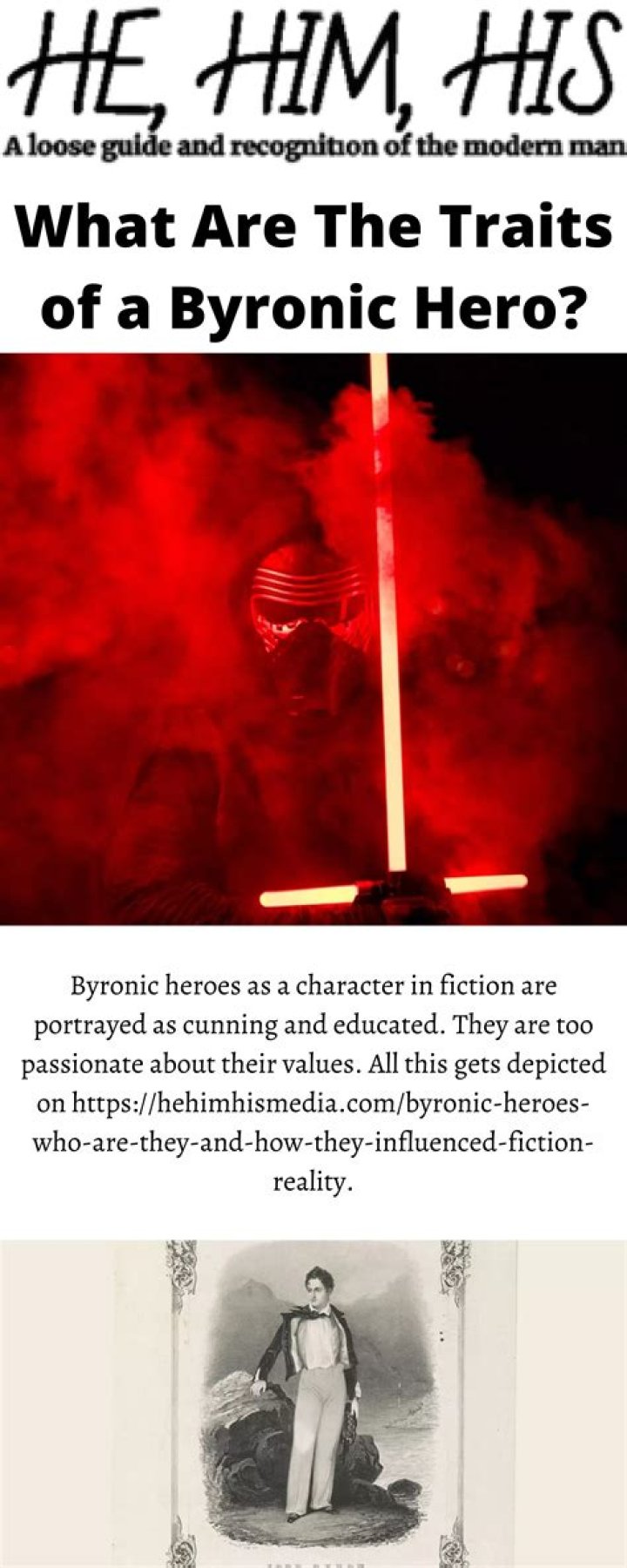 What makes a Byronic hero?
