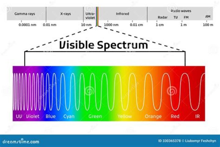 Which color has the largest wavelength?