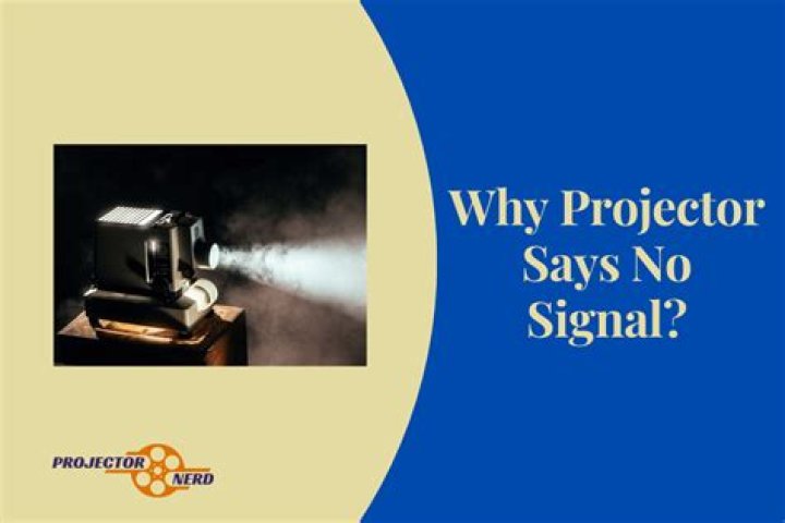 Why does my projector have no signal?