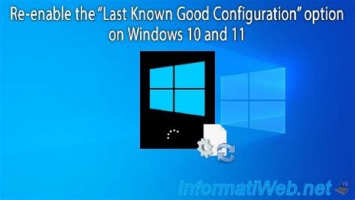 Will Last Known Good Configuration delete files?